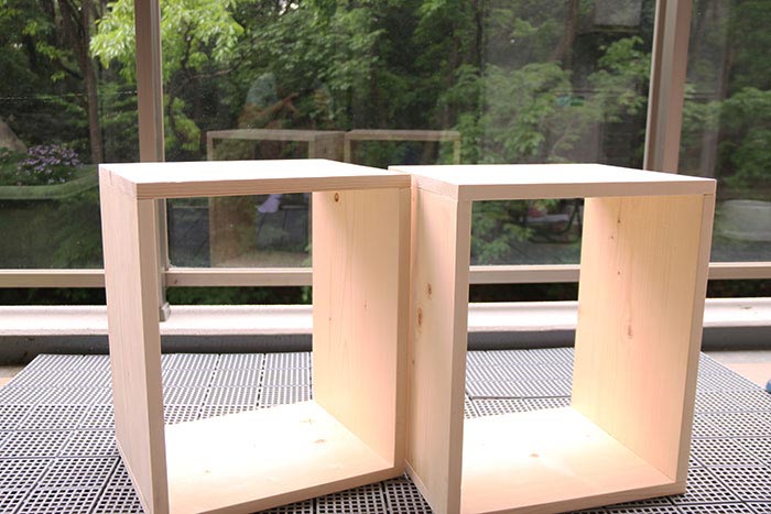DIYでランドセル収納兼用、学習椅子を作る